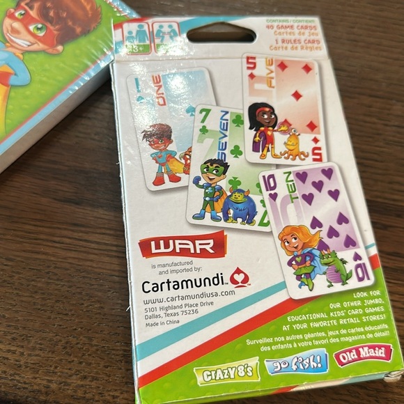 NWT Kids' Educational Card Game - War - Picture 5 of 5